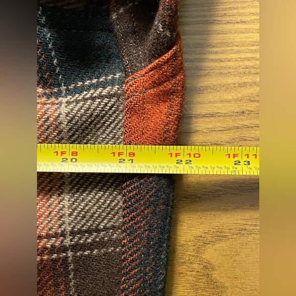 Vintage Pendleton virgin wool plaid Mackinaw cruiser men size Small - Picture 6 of 10